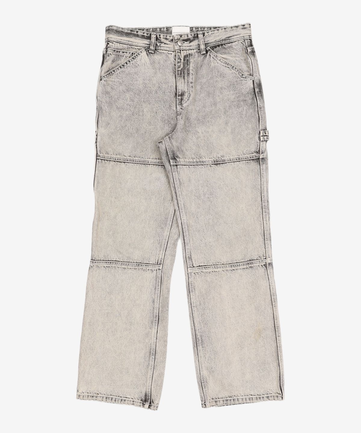 메종미네드(MAISON MINED) WHITE SPREAD CARPENTER DENIM-WHITE 48