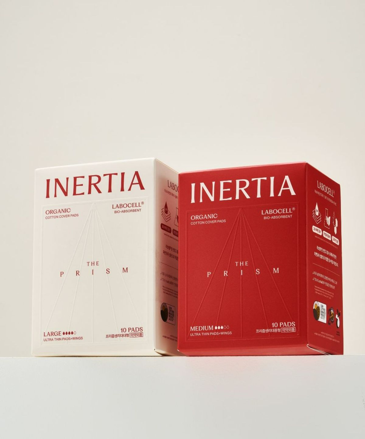 이너시아(INERTIA) 더프리즘 유기농 생리대 10P 대형