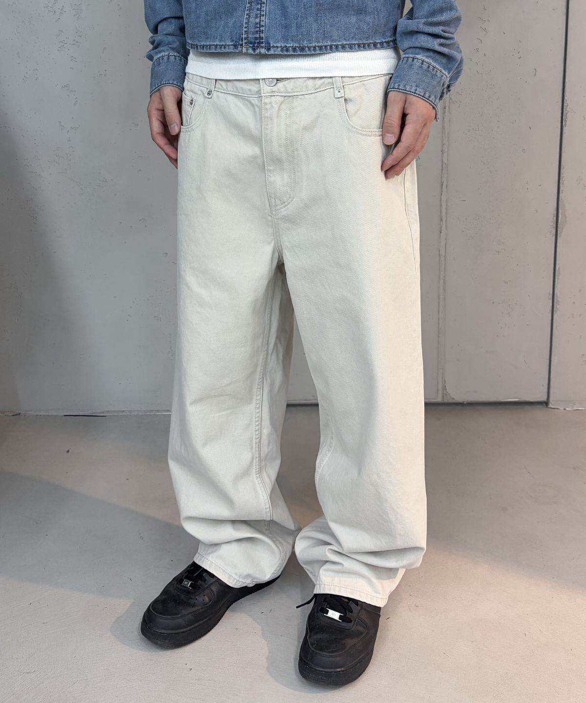 기철(KICHUL) All Day Cotton Pants (Ivory)