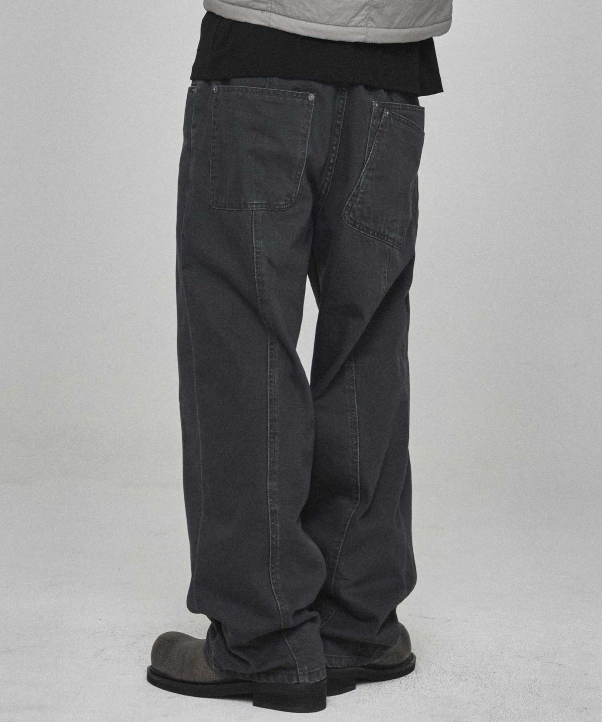 기철(KICHUL) All Day Cotton Pants (Charcoal)