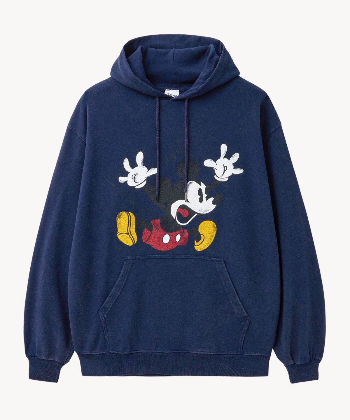 브이투(VTWO) 미네랄 워싱 점프 _미키_ 후드 (NAVY)