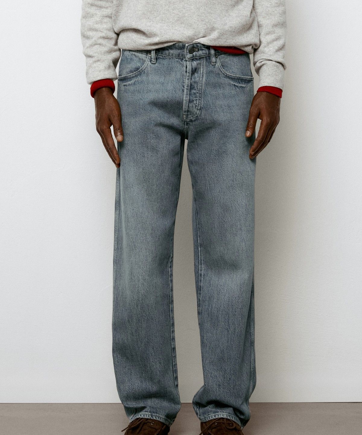 마시모두띠(MASSIMO DUTTI) 와이드 레그 진