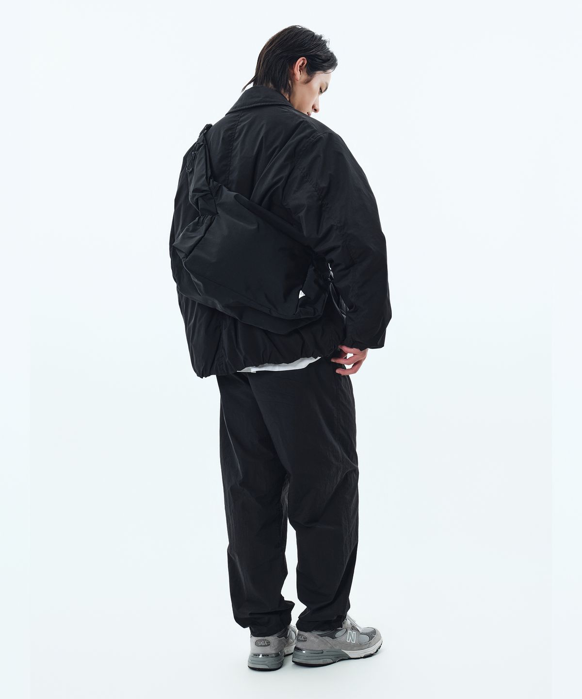 파운드포켓(FOUNDPOCKET) 릿지 콤팩트 크로스 백 그레이
