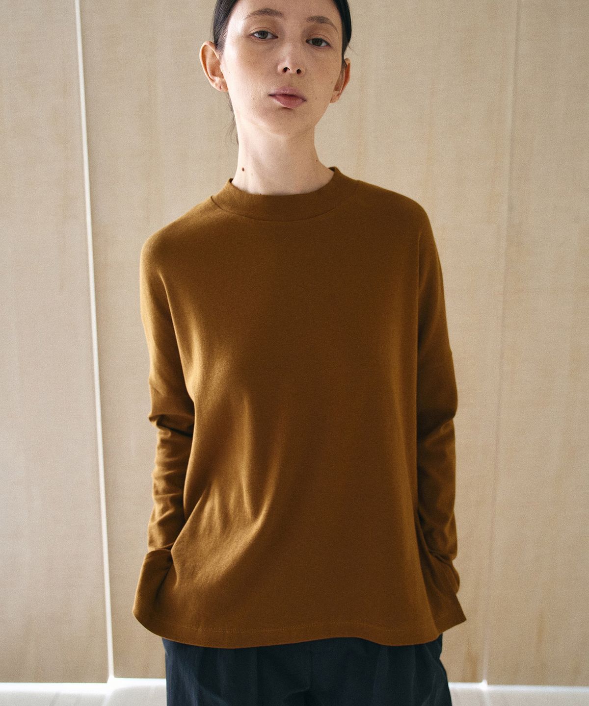 유르트(YURT) Mock Neck T-Shirts_4COLOR
