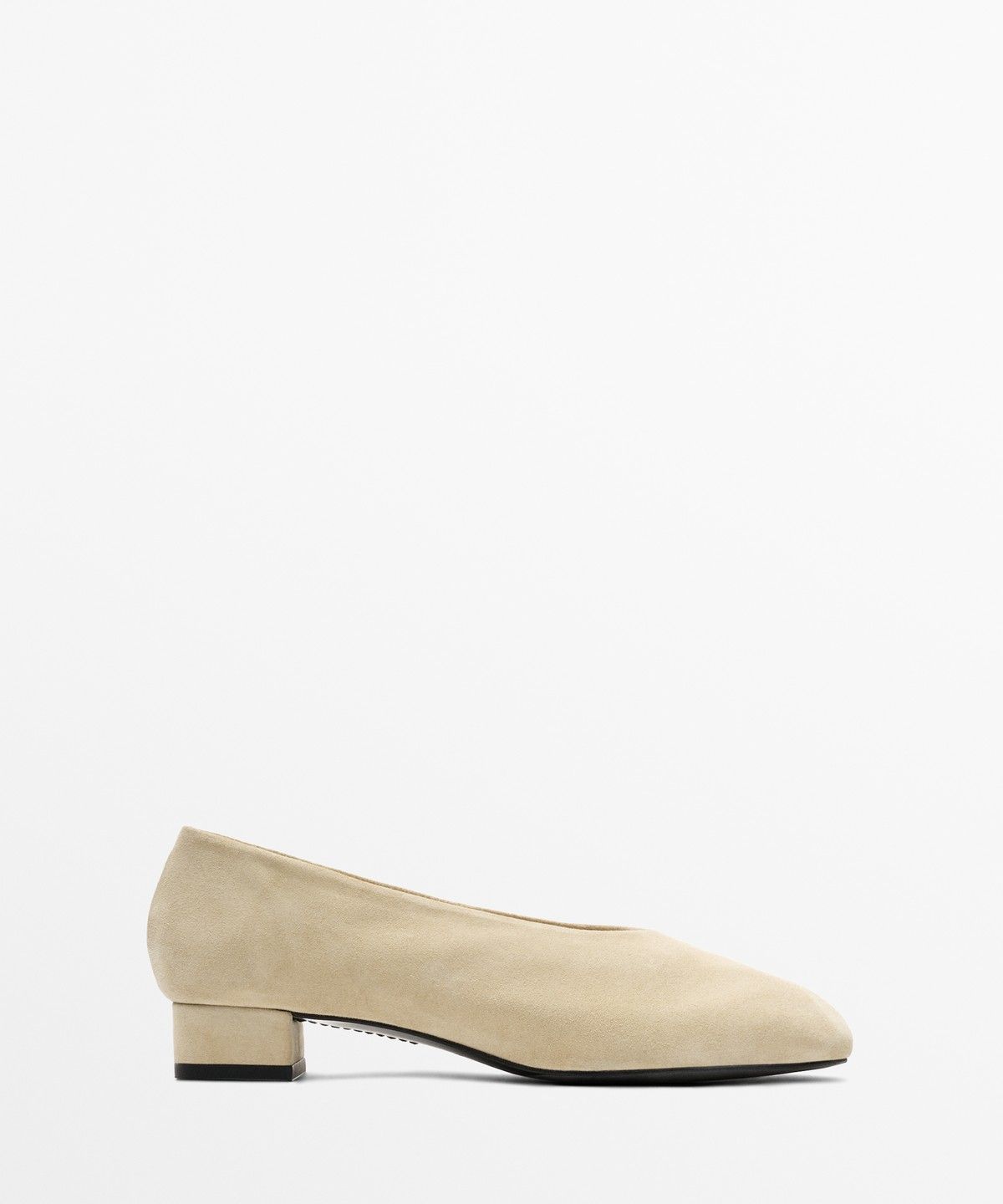 마시모두띠(MASSIMO DUTTI) 스플릿 스웨이드 힐