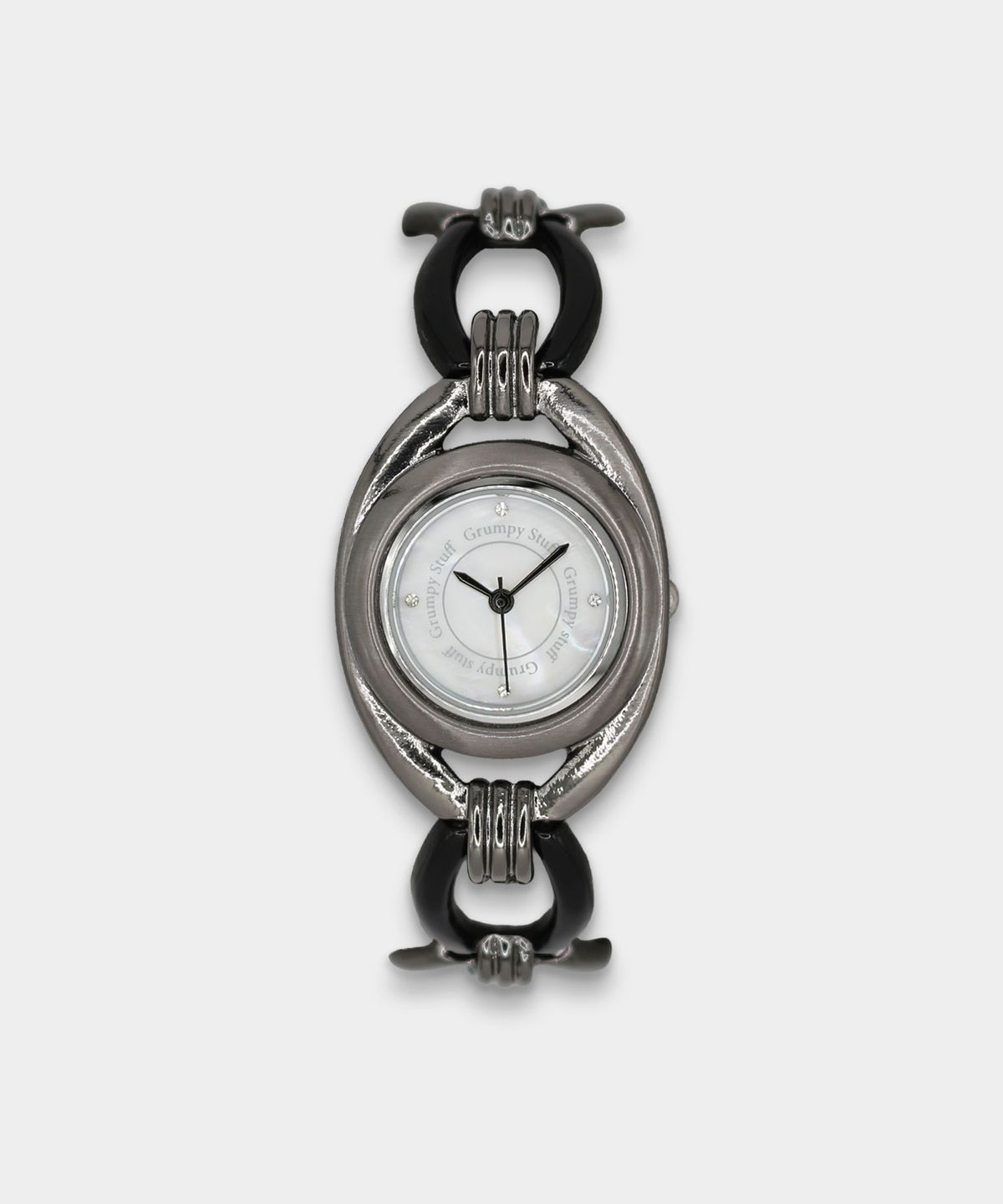 그럼피스터프(GRUMPY STUFF) Black Bound Frame Watch