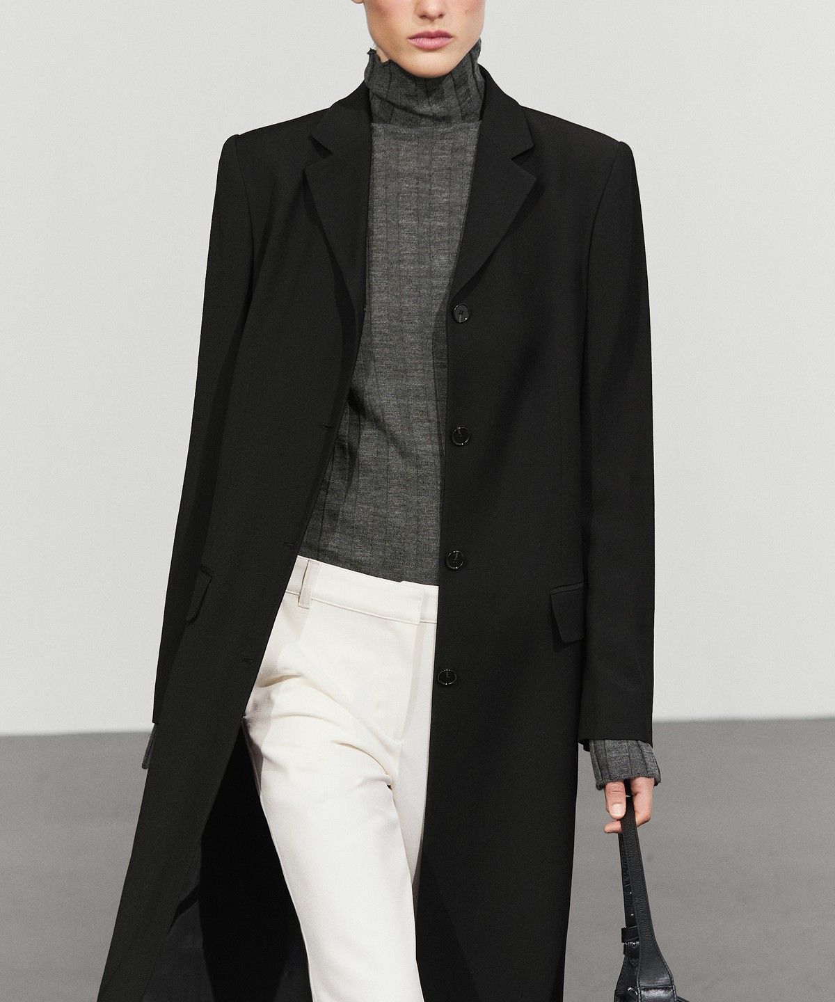 마시모두띠(MASSIMO DUTTI) 울 혼방 코트