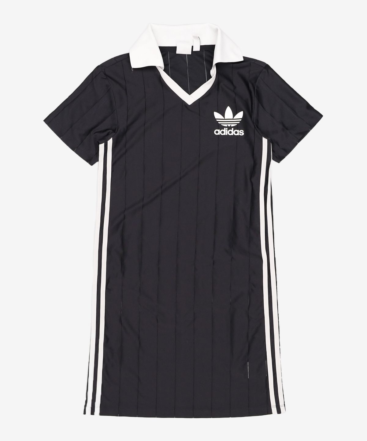 아디다스(ADIDAS) 3S 핀스트라이프 드레스 - 블랙 / IX5510 XS