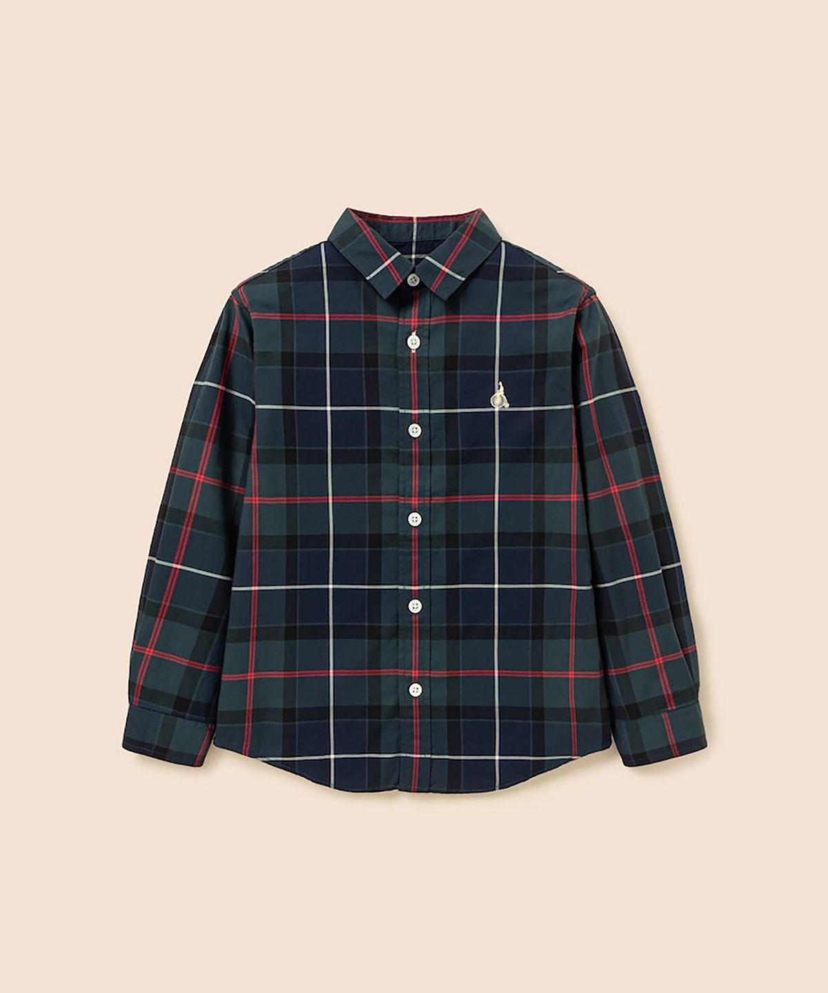 빈폴 키즈(BEANPOLE KIDS) [Essential] 헤릿 체크 셔츠  그린 (BI6864UE2M)
