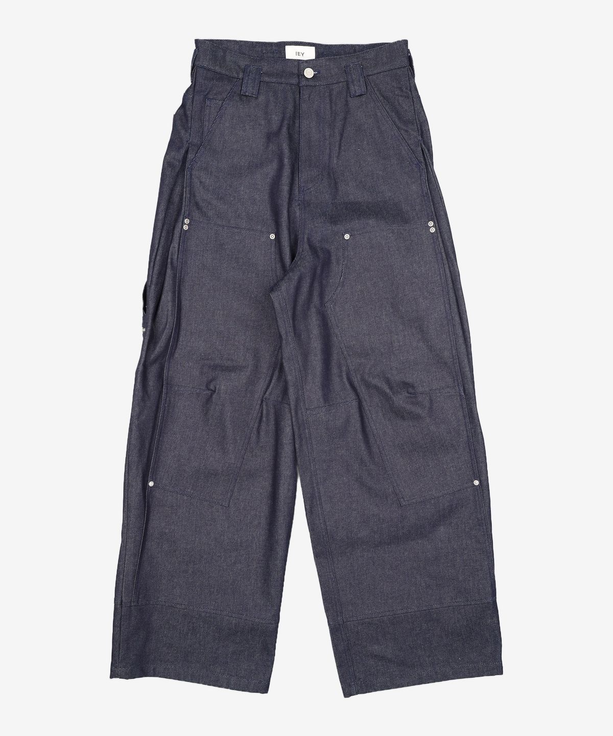 이에이(IEY) NU-MAC CARPENTER PANTS Dark Blue Camo M