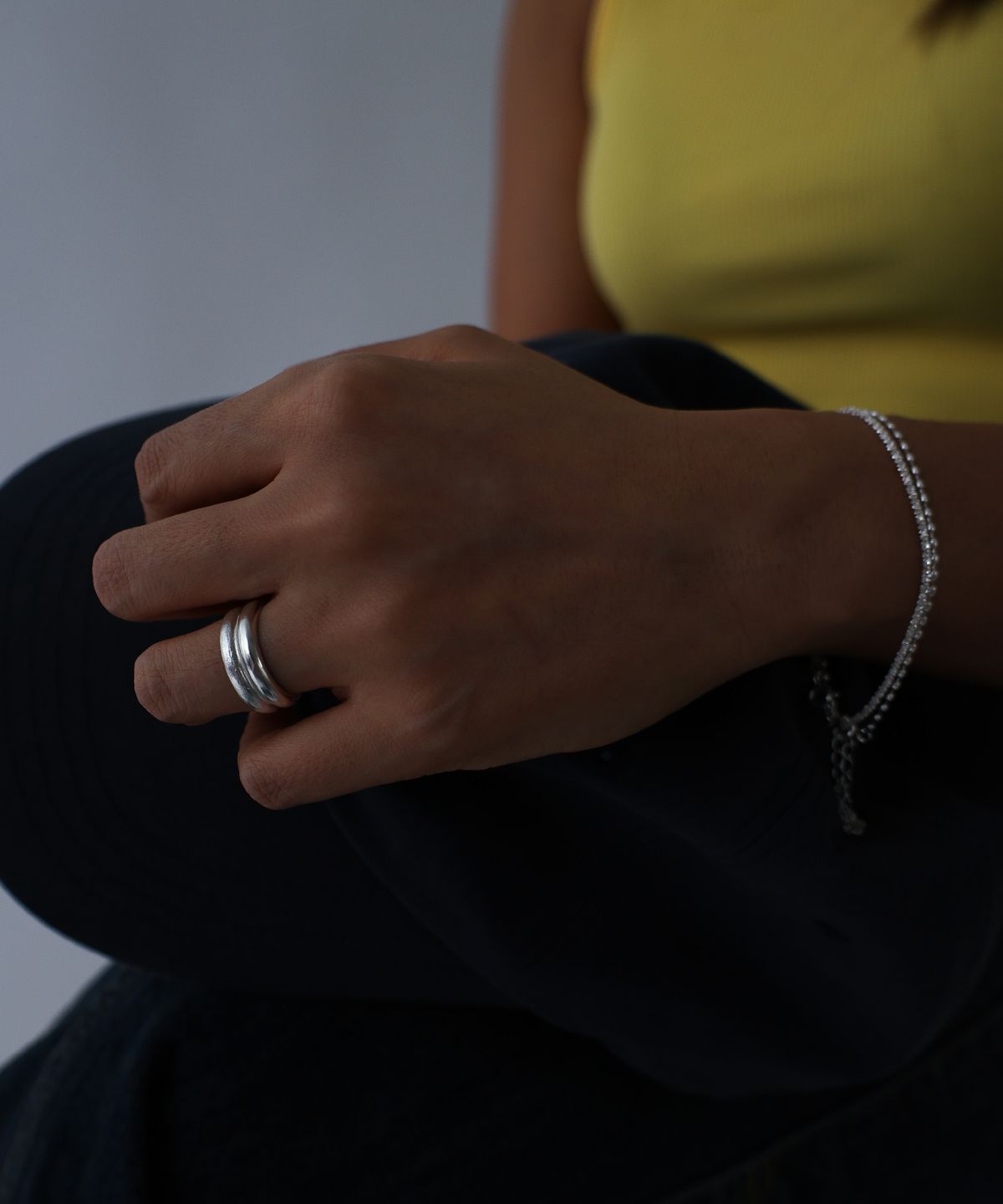메리티(MERITY) [silver925] double engage ring