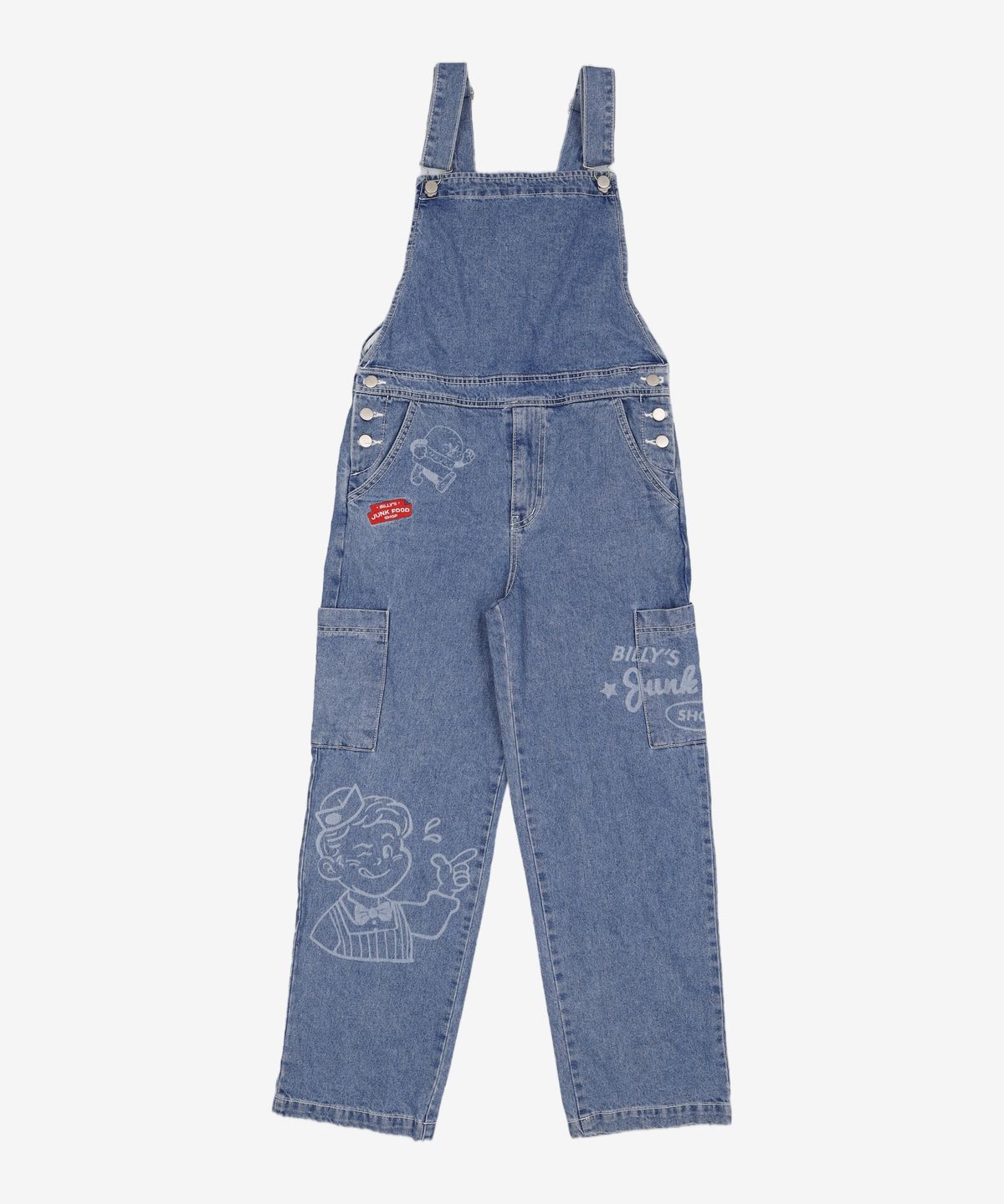 메인부스(MAINBOOTH) Billys Doodle Overall(BLUE) M