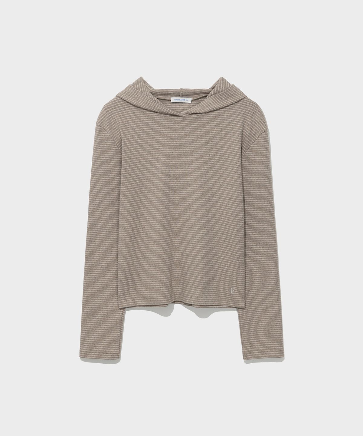 로우클래식(LOW CLASSIC) Lc STRIPED HOODIE TEE_OATMEAL [LC263TS03OT]
