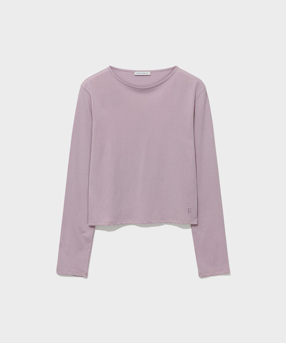 로우클래식(LOW CLASSIC) Lc LONG-SLEEVE TEE_DUSTY PINK [LC267TS06P3]