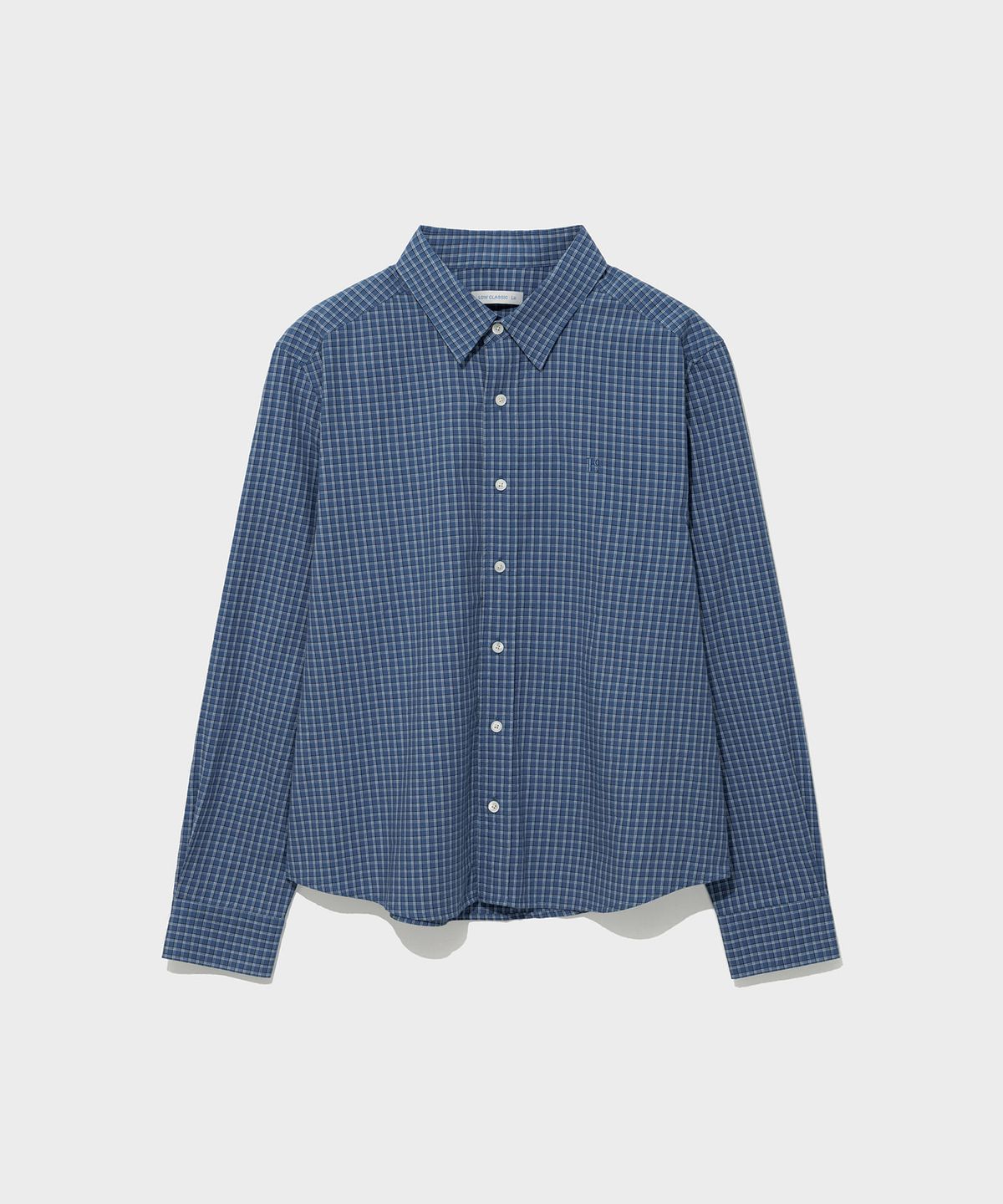 로우클래식(LOW CLASSIC) REGULAR-FIT Lc CHECKED SHIRT_BLUE [LC267SH02BL]