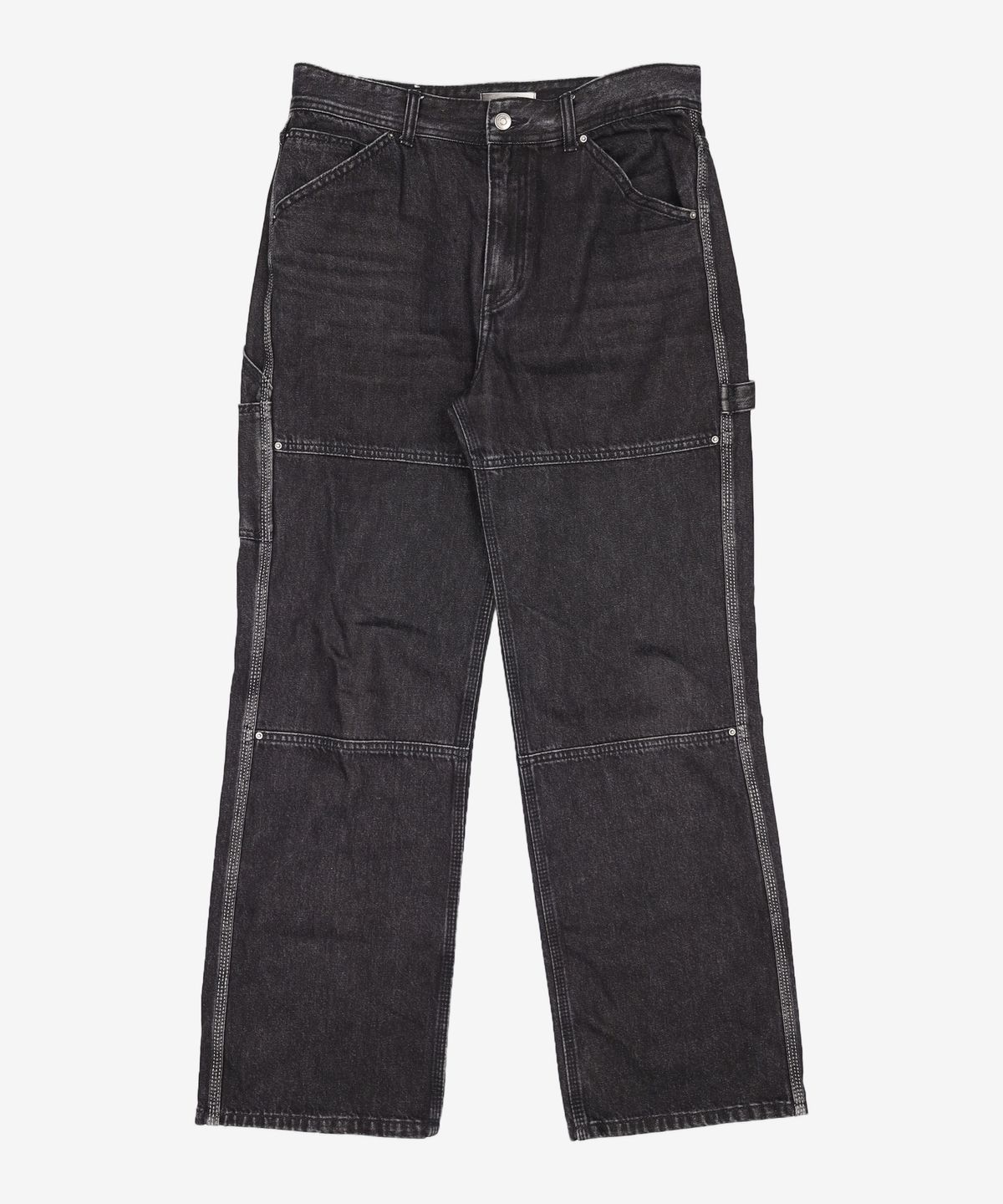 메종미네드(MAISON MINED) BLACK SPREAD CARPENTER DENIM 48
