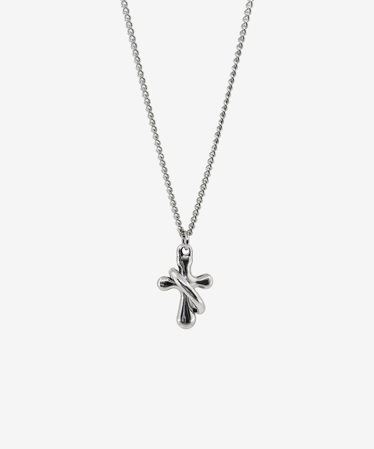 포콤마(FOURCOMMA) LOOP CROSS S160 NECKLACE