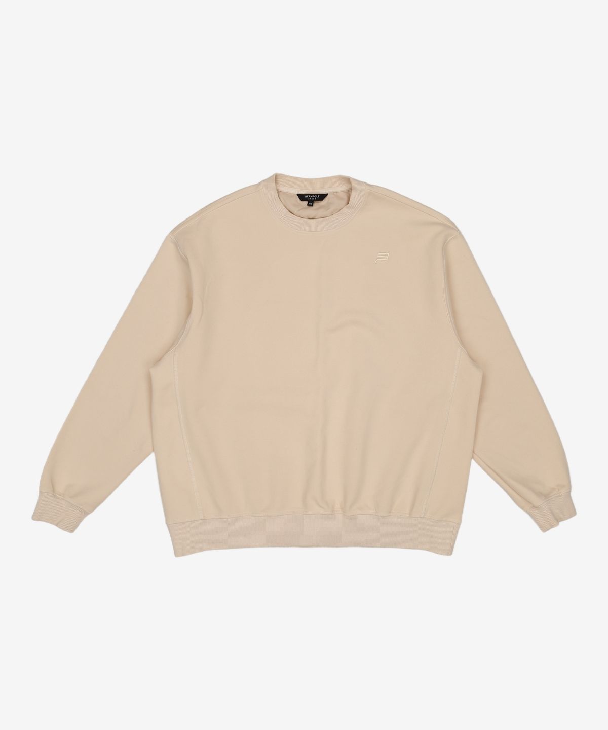 빈폴 스포츠(BEANPOLE SPORT) Unisex 베이지 베이직 로고 맨투맨 (BO9841J02A) 105