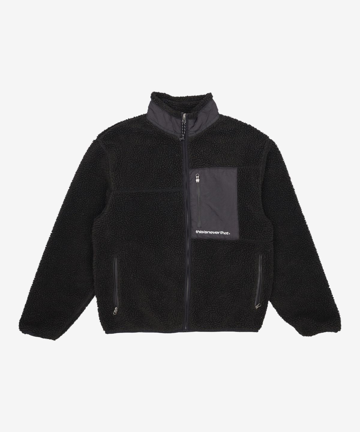 디스이즈네버댓(THISISNEVERTHAT) (FW21) SP Sherpa Fleece Jacket Navy L