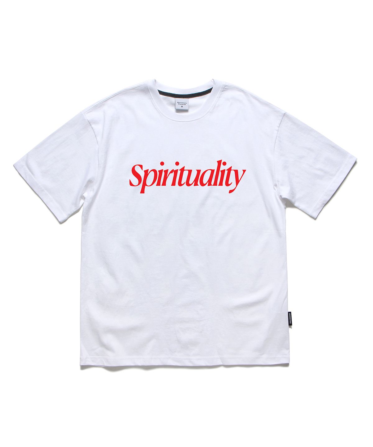 앱놀머씽(ABNORMALTHING) SPT 오버핏 티셔츠 화이트 (SPT T-SHIRT WHITE)