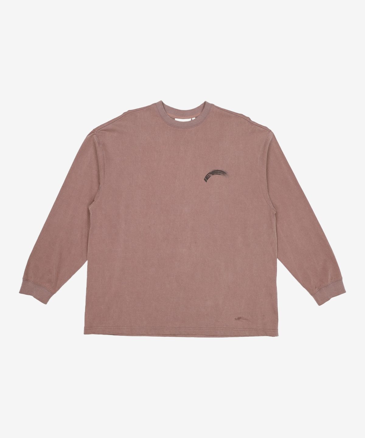 이에이(IEY) OVER MOTION LOGO LONG SLEEVE T-SHIRT Red M