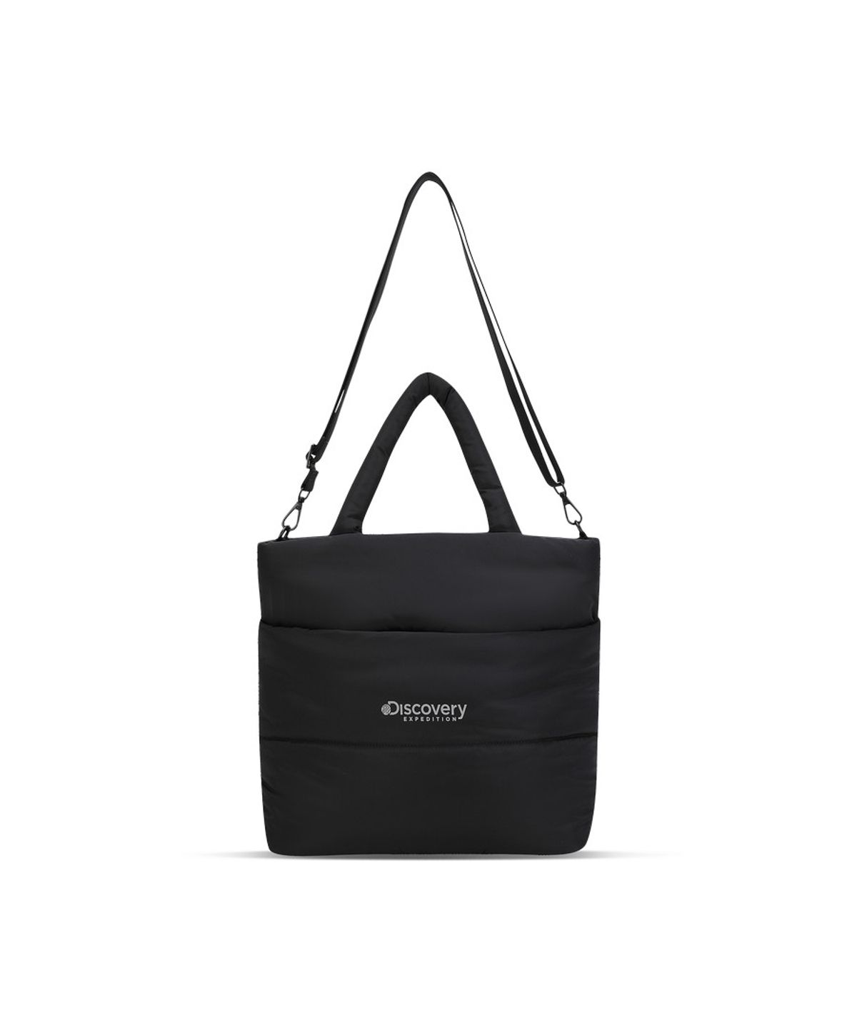 디스커버리 익스페디션(DISCOVERY EXPEDITION) 웰니스 패딩 토트백 (BLACK)