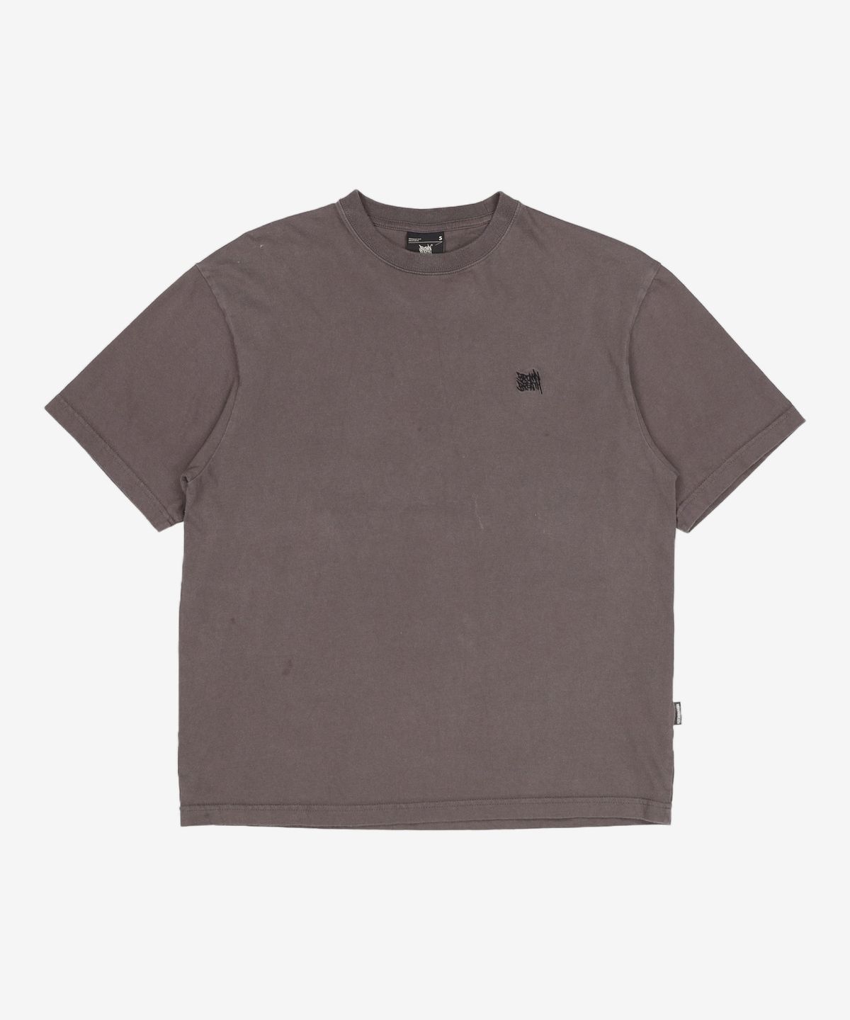 브라운브레스(BROWNBREATH) KITTY TAG TEE - CHARCOAL S
