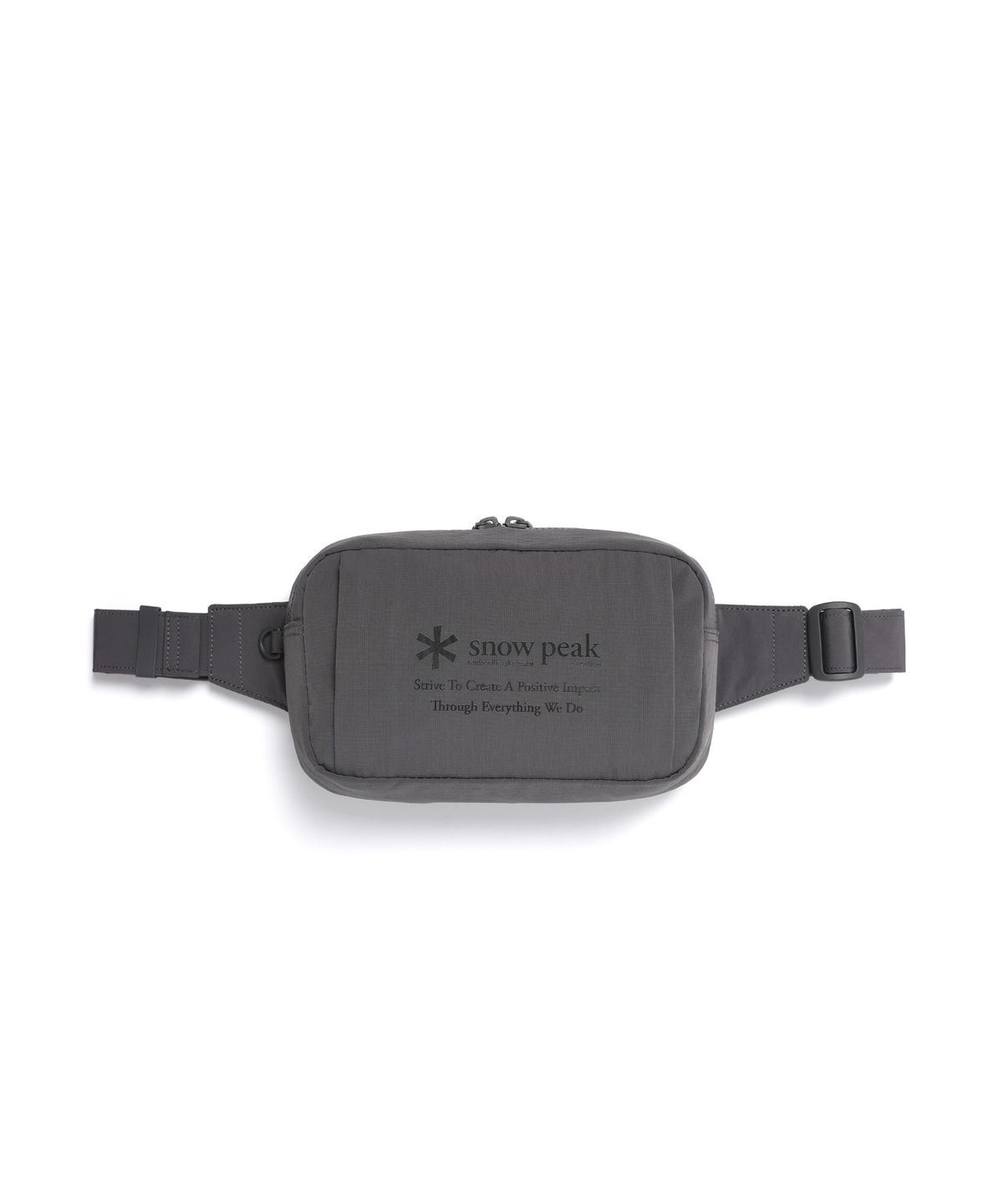 스노우피크 어패럴(SNOWPEAK APPAREL) 에코 타슬란 립 힙색 2.5L (S26FUFBG72) Dark Gray