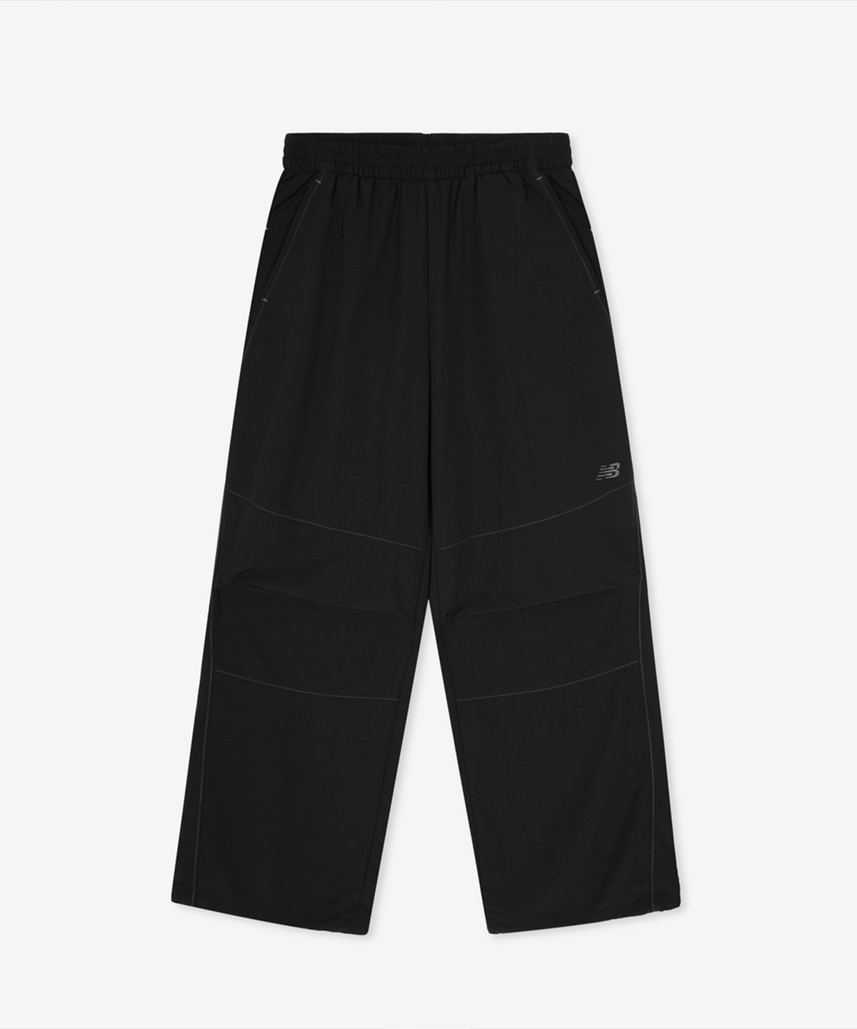 뉴발란스(NEW BALANCE) NBNTG3W812 / WOMEN 에센셜 웜업 우븐 와이드팬츠 (BLACK)