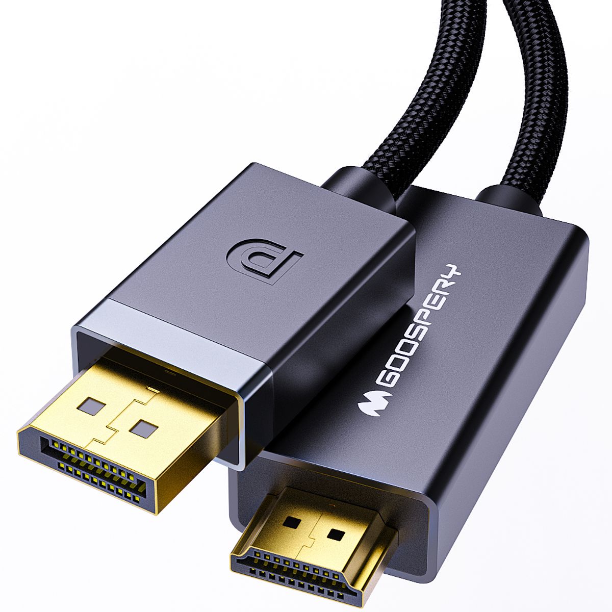 자비타(JAVITA) DP to HDMI 케이블 4K 60Hz 컨버터 HDCP 1.4 지원 듀얼모니터 골드 단자