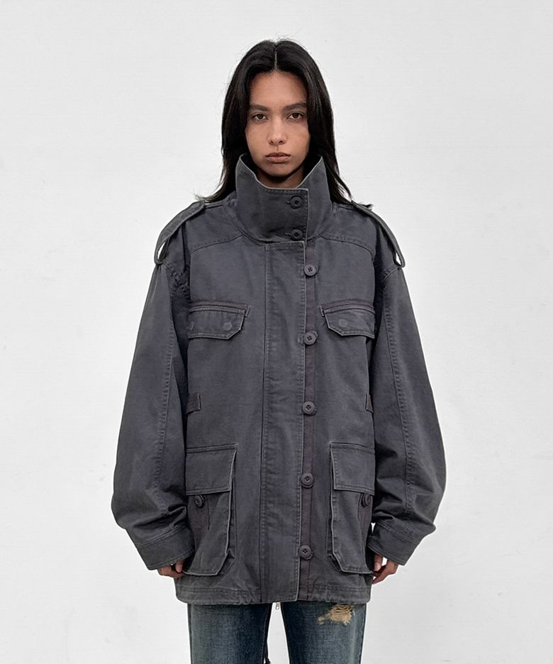 Vintage Field Jacket_Charcoal