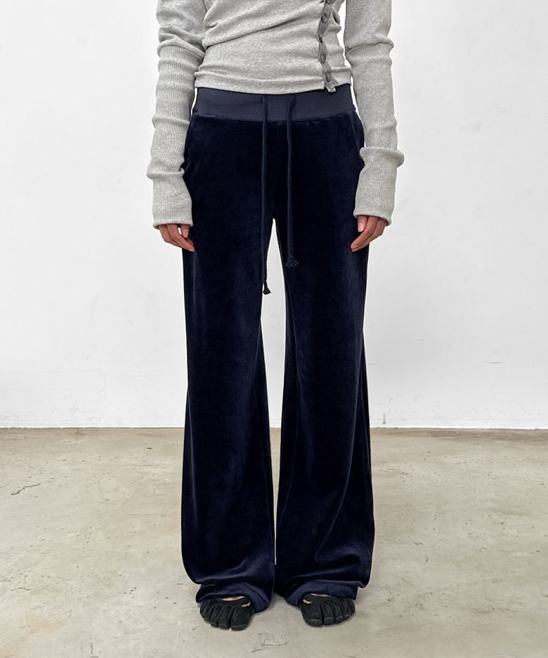 Velvet Track pants_Navy