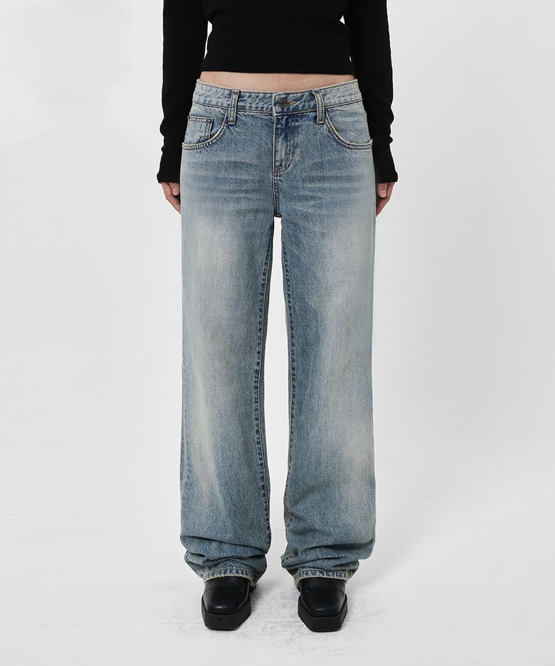 LINE.02 basic straight denim_light blue