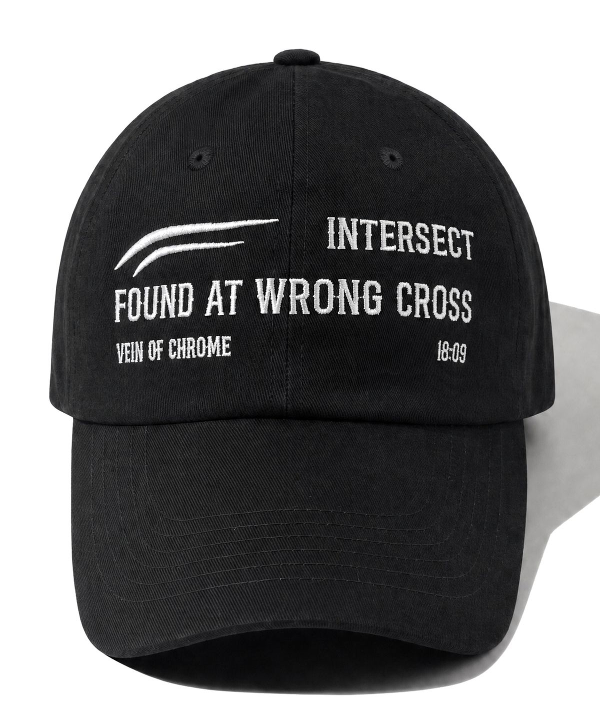 아이돈워너셀(IDWS) Wrong Cross Maxi Cap Black