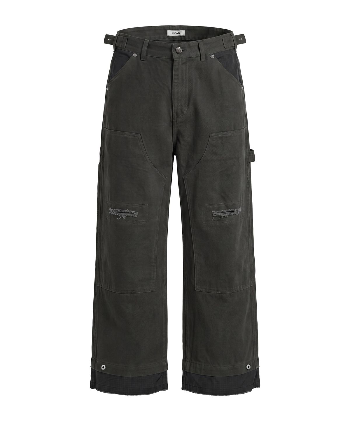 아이돈워너셀(IDWS) Double Hem Carpenter Pants Charcoal