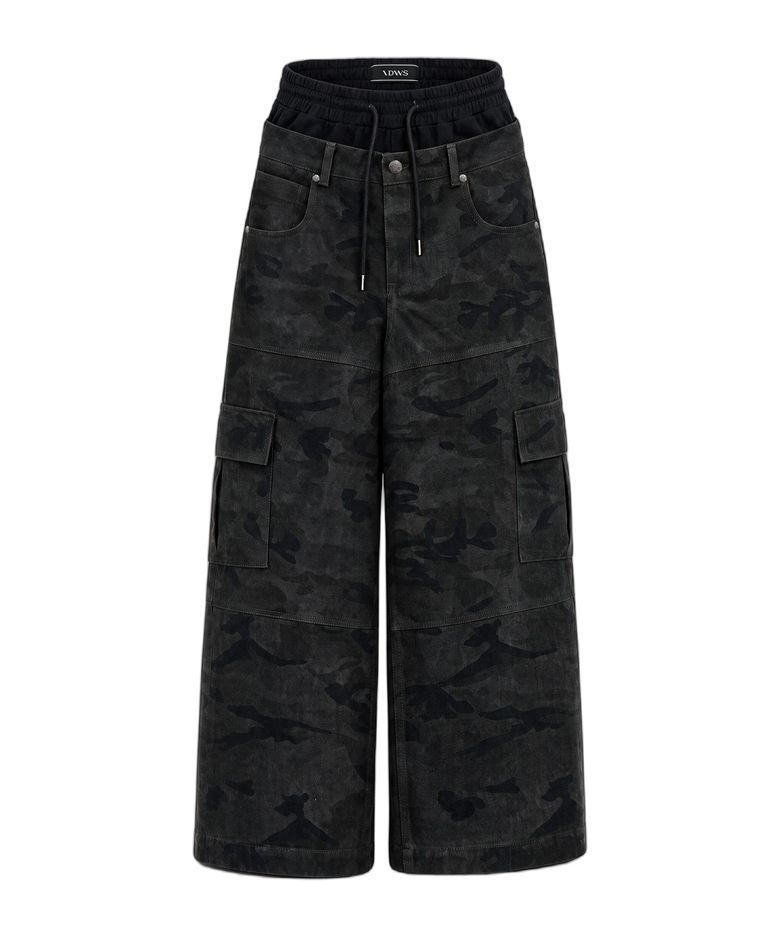 Troop Layered Cargo Pants Dark Multi
