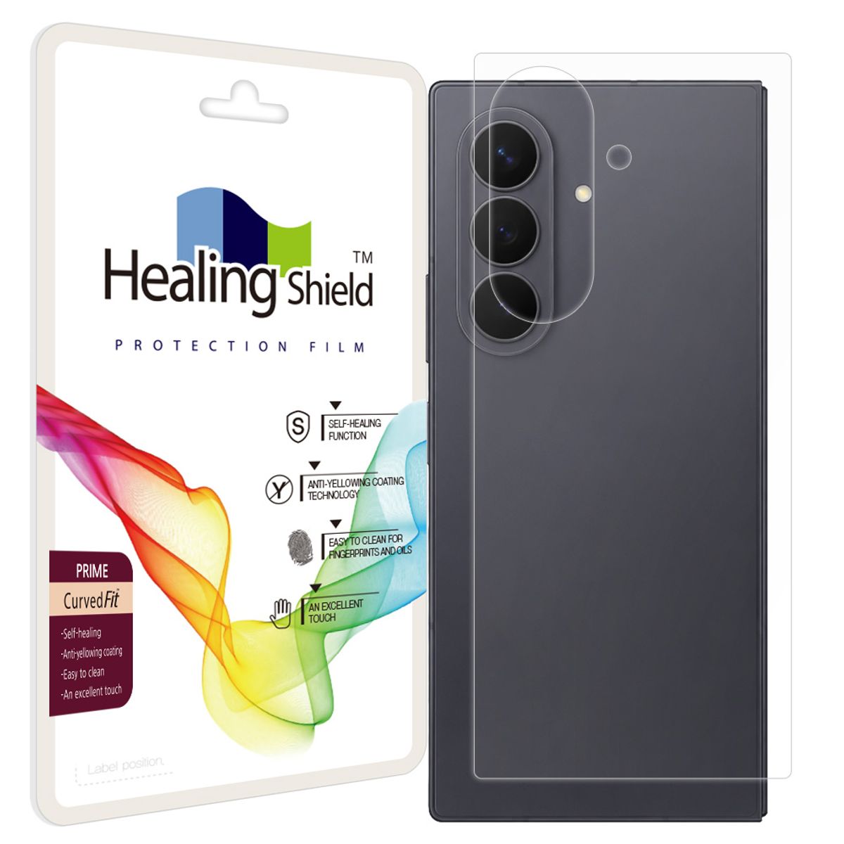힐링쉴드(HEALINGSHIELD) 갤럭시 Z폴드8 울트라 프라임 고광택 후면보호필름 1매
