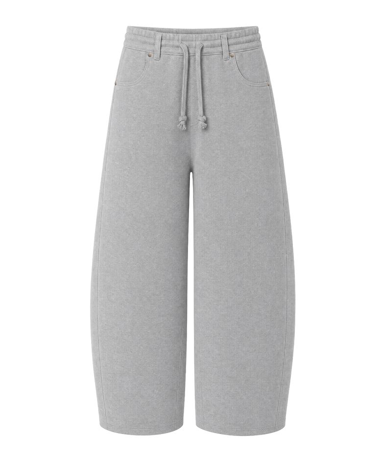 [김샤브칼 PICK] Shift Curved Sweat Pants Gray