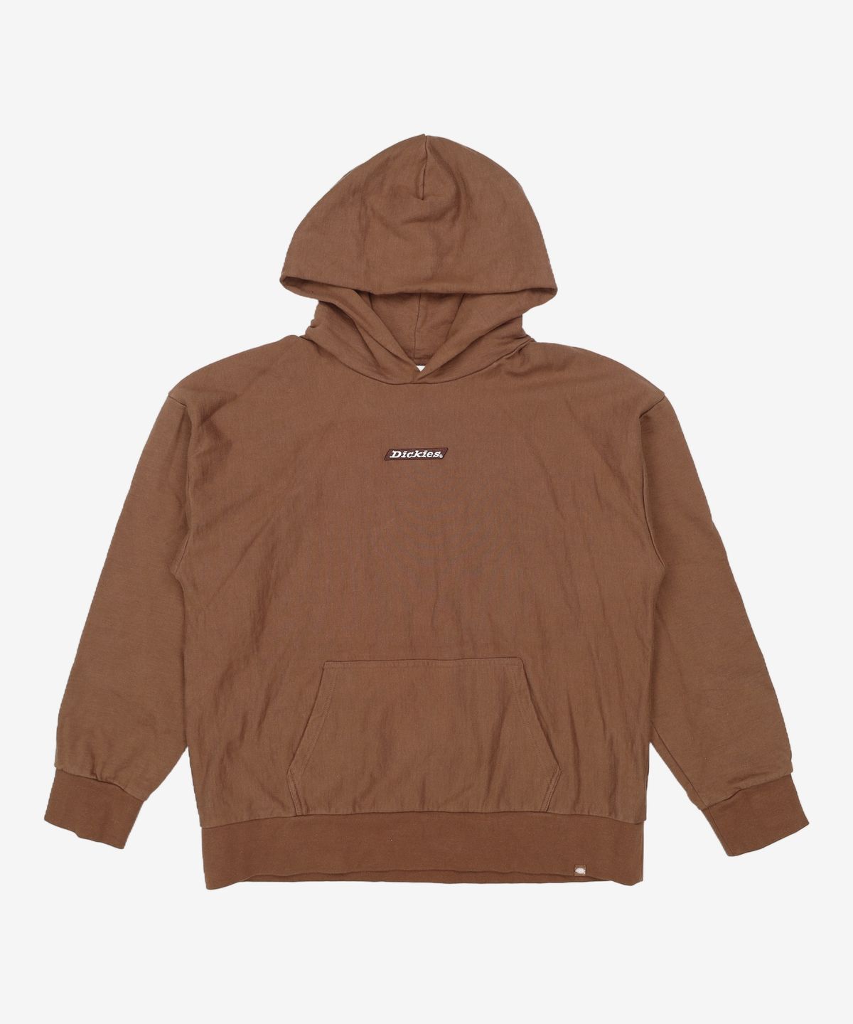 디키즈(DICKIES) 루즈핏 배너 로고 후드 Dark Brown XL