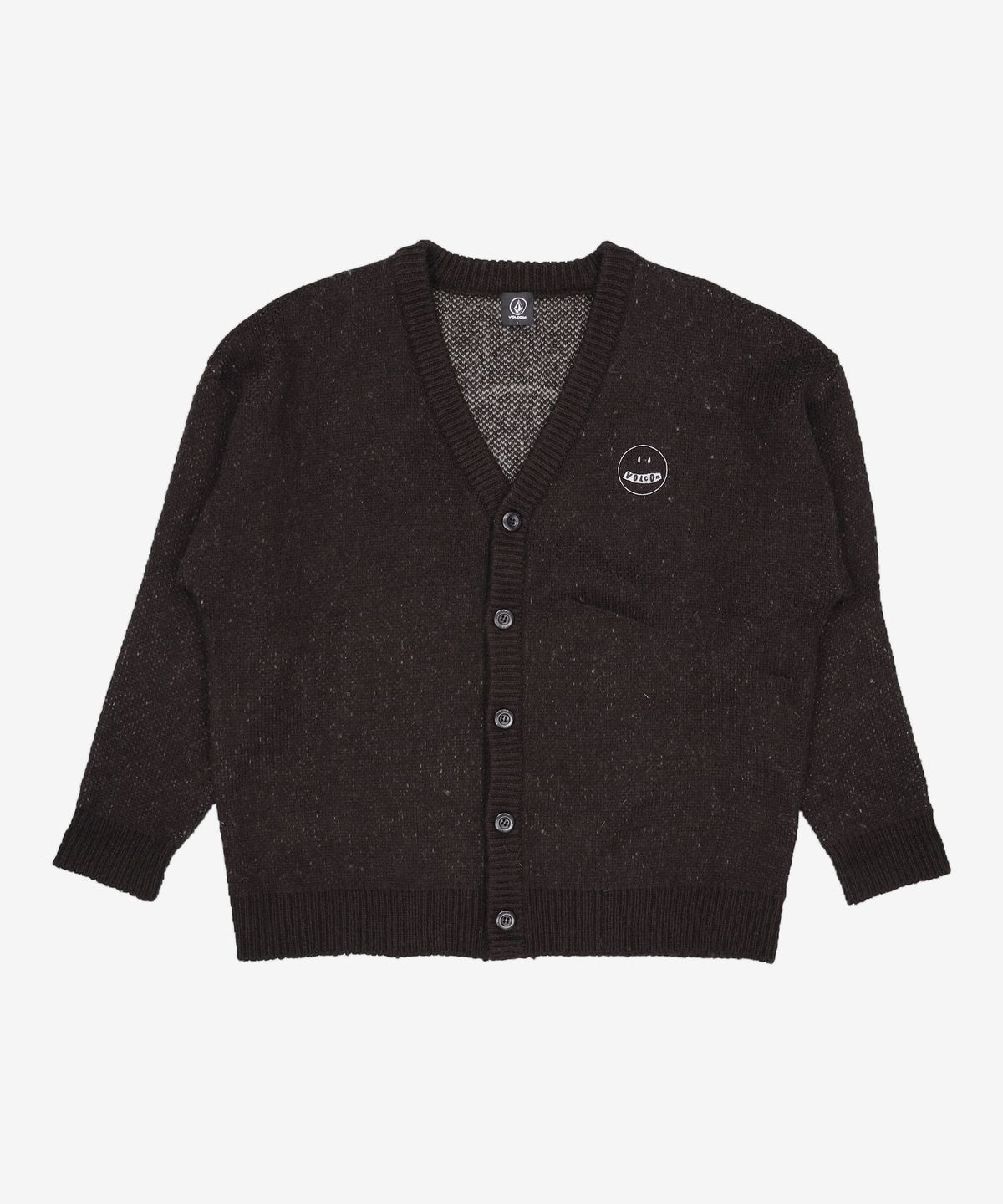 볼컴(VOLCOM) SMILE 오버핏 가디건(블랙) L