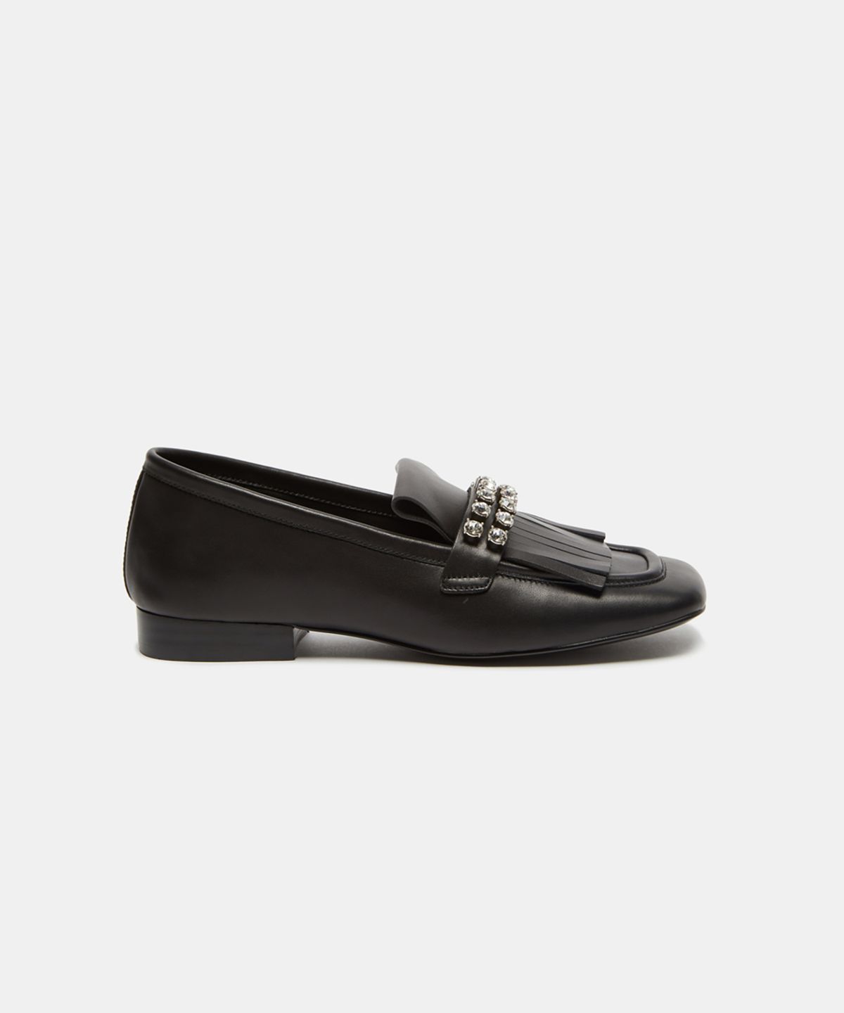 슈콤마보니(SUECOMMA BONNIE) Tassel Crystal Loafer(black)_DG1DA26512BLK
