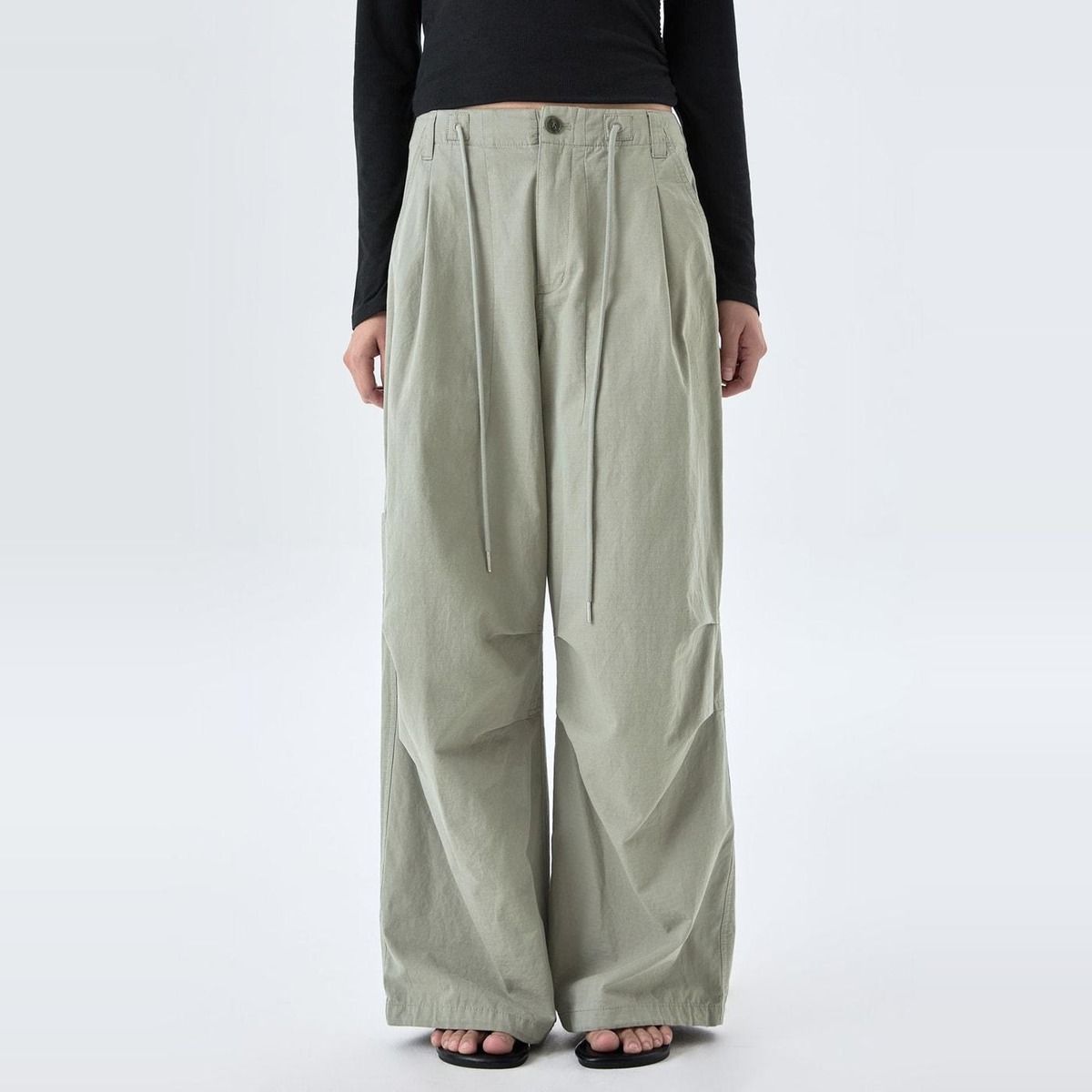 미쏘(MIXXO) 파라슈트 와이드 팬츠_MIWTCG911C