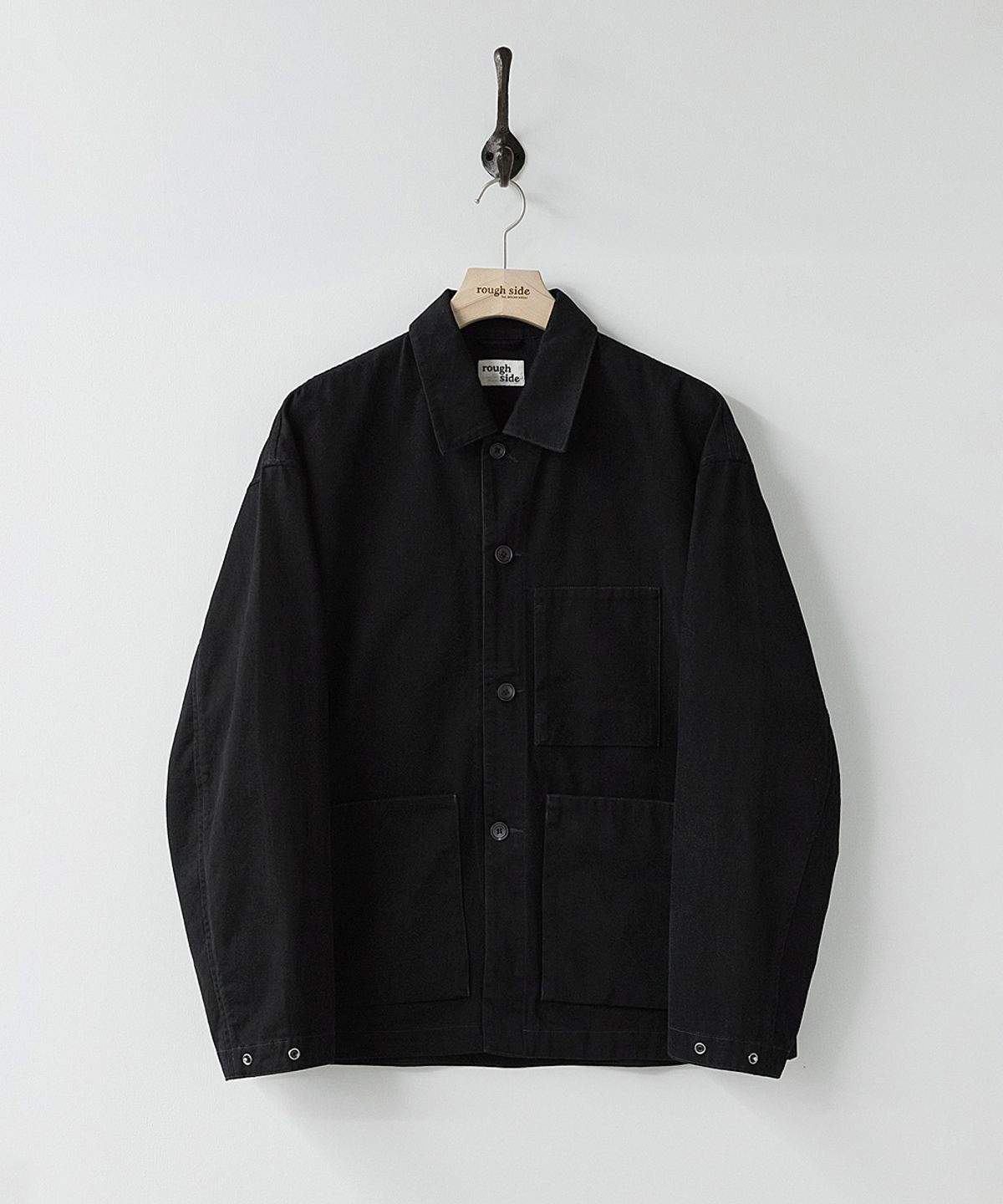 러프사이드(ROUGHSIDE) Comfort Jacket Black