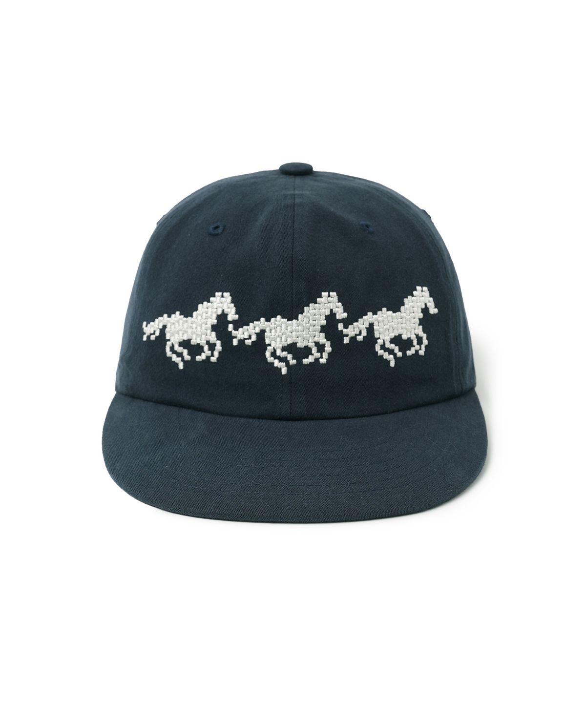 오픈야드(오와이)(OPENYARD(OY)) RASTER HORSE CAP - NAVY