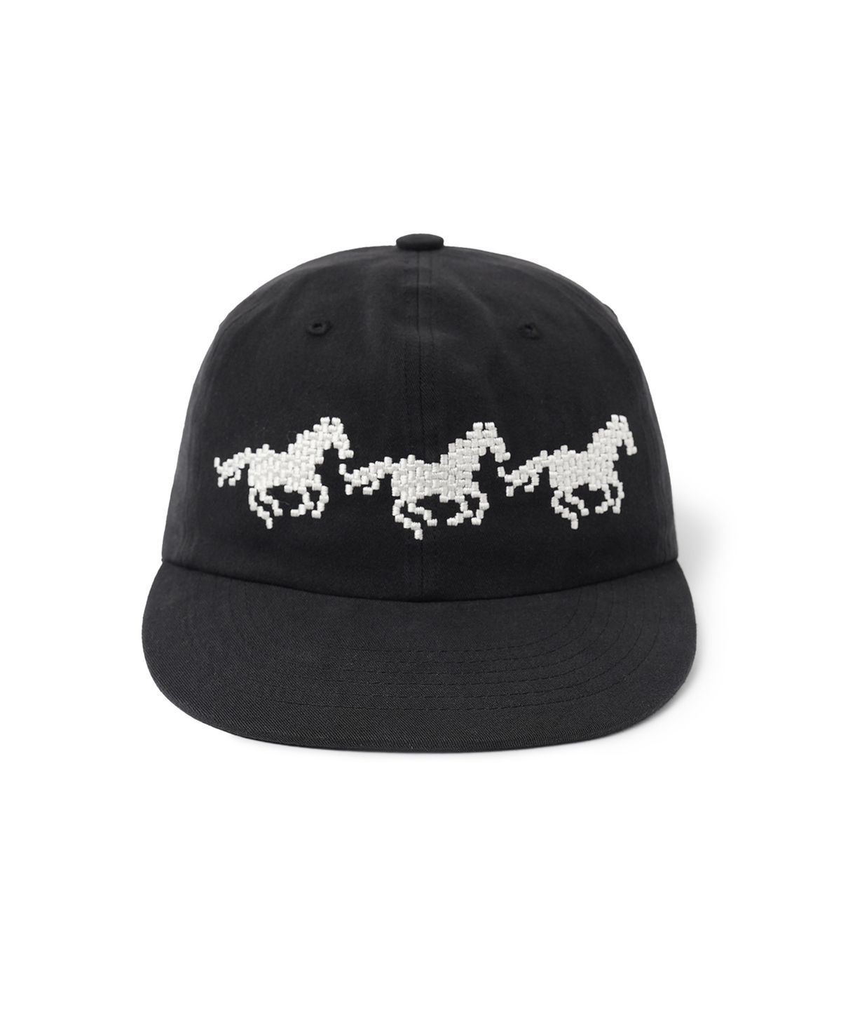 오픈야드(오와이)(OPENYARD(OY)) RASTER HORSE CAP - BLACK