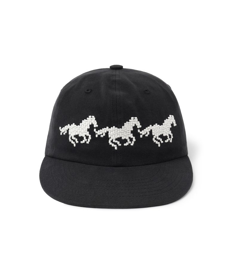RASTER HORSE CAP - BLACK