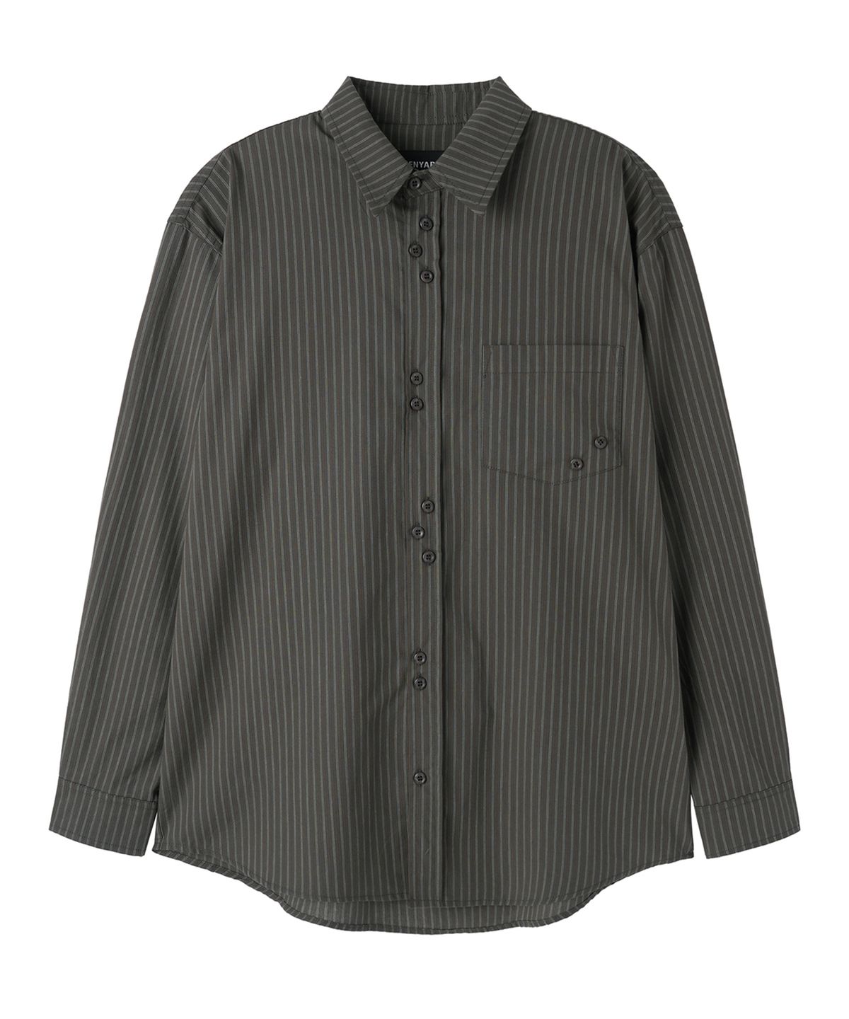오픈야드(오와이)(OPENYARD(OY)) ASSEMBLY BUTTON SHIRT - CHARCOAL