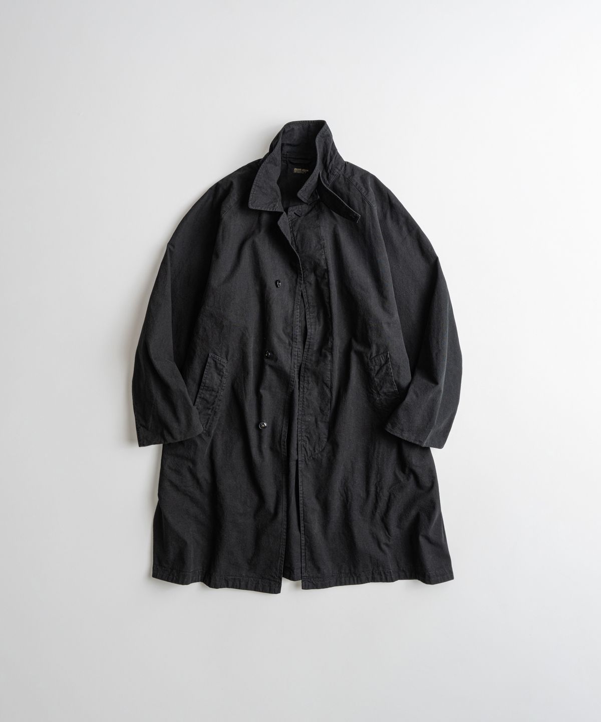 비헤비어(BEHEAVYER) DYED C/L ROVER COAT black