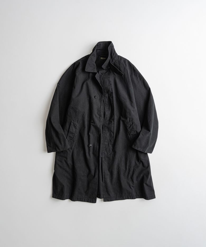 DYED C/L ROVER COAT black