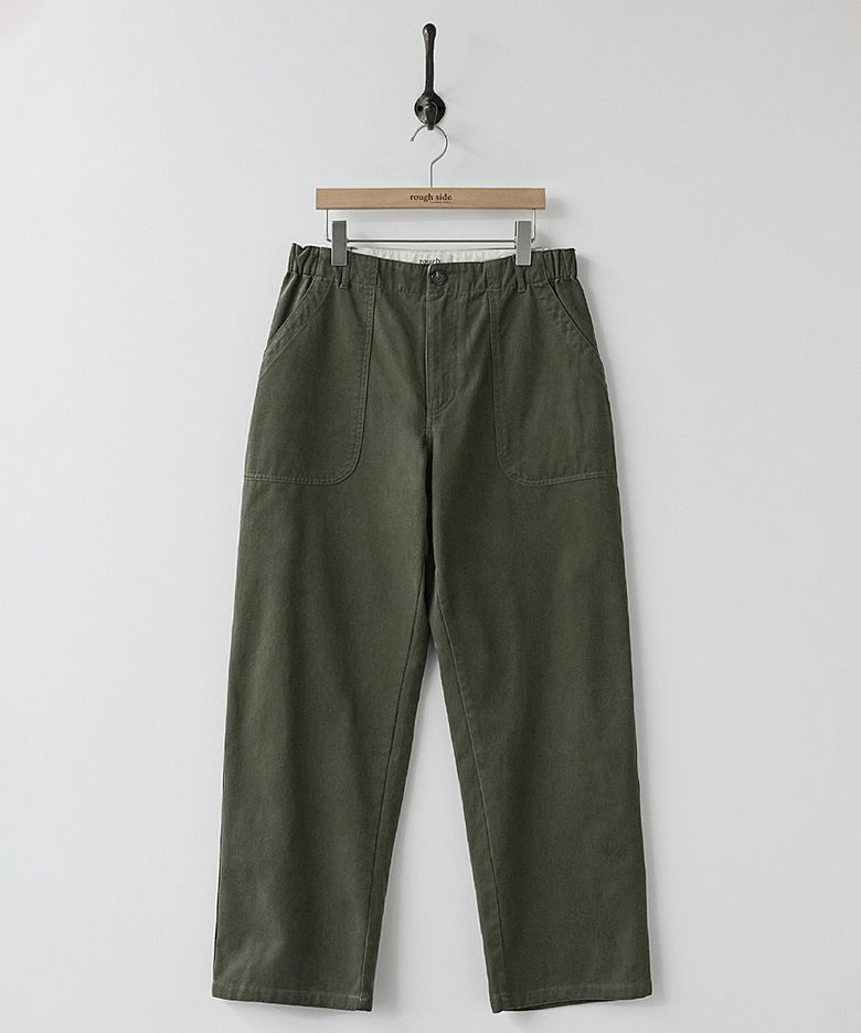 Elastic Fatigue Pants Olive